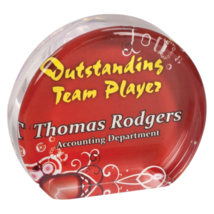 6" x 5.5" Self Standing Acrylic Block