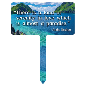 Outdoor 7.75" x 4" Rectangle Yard Sign