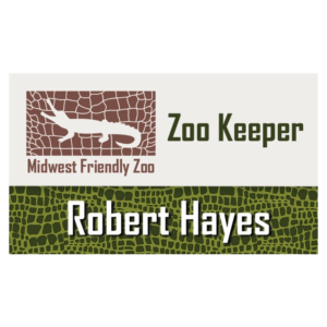 Name Badges (Magnetic Backer)