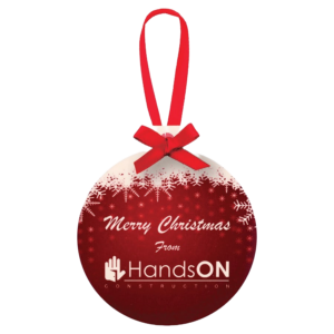 Metal Round Ornament 3" (2-Sided)