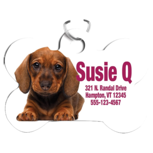 Aluminum Pet Tag | Dog Bone