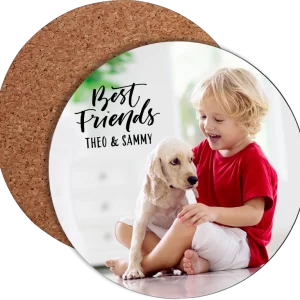 Hardboard Coaster 3.75" Round