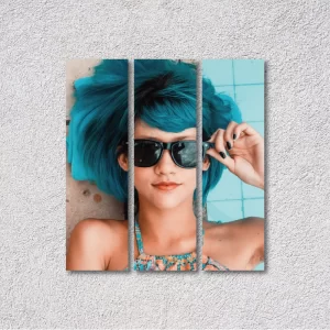 16" x 17" Metal 'Skinny' Triptych