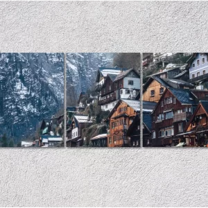 34" x 14" Metal Triptych