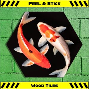 Koi - Peel & Stick Hexagon Wood Tile